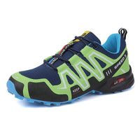Damen Trailrunning-Schuhe mit strapazierfähigem Obermaterial und rutschfester Sohle – Smaragdgrün