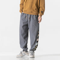 Satoshi | Japanische Cordhose – Grau