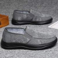 Damen bequeme Slipper mit rutschfester Sohle – Hellgrau