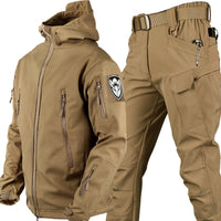 Nomad-Set | Wetterfeste Outdoor-Kombination – Braun
