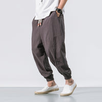 Shao | Bequeme Haremhose – Grau