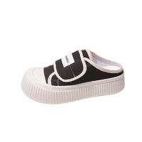 Damen Komfortable Clogs mit dämpfender Sohle und verstellbarem Riemen – Schwarz