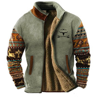Marcoo – Lässige Fleece Jacke – Hellgrün