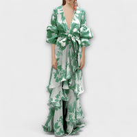 Marie - Chiffon Evening Gown – Hellgrün