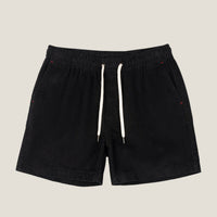 James | Elastischer Bund Kordelzug Shorts – Schwarz