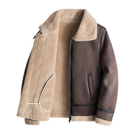 Aurell Nordic Shearling Jacket – Dunkelbraun