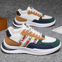 Damen Sportliche Sneaker mit modischem Design und atmungsaktivem Obermaterial – Weißgrün