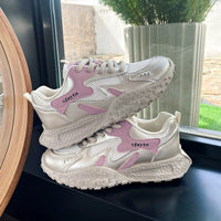 Damen Athletische Sneaker mit dämpfender Sohle und ergonomischem Design – Rosa