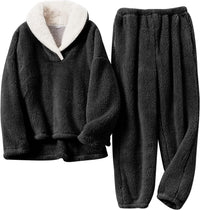Josephine | Damen Lounge-Set leger elegant komfortabel – Schwarz