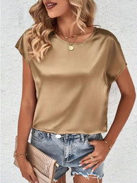 Damen -Oberteil mit leichtem Schnitt – Khaki