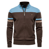 Rafael | Modische Strickjacke – Helles Blau