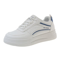 Damen Modische und bequeme Sneaker mit Plateau-Sohle – Blau