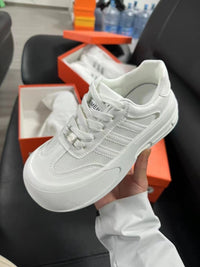 Damen Komfortable Sneakers mit rutschfester Sohle und atmungsaktivem Mesh-Obermaterial – Weiß