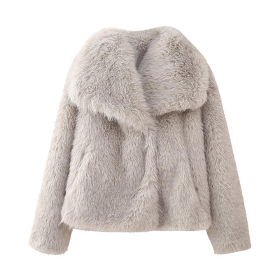 Wikase | Elegante warme Felljacke
