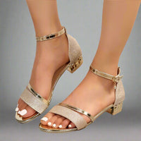 Xavindra | Elegante Sandalen mit weichem Komfort – Gold