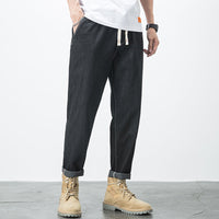 Ikki | Bequeme Denimhose – Schwarz