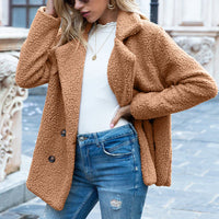 LIA - SHERPA-JACKE – Khaki