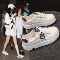 Damen Modische Chunky Sneakers mit Komfort und trendiger Sohle – Rot