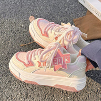 Damen Sportliche Sneakers mit dämpfender Sohle und innovativem Design – Rosa