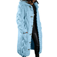 DAME OVERSIZED CARDIGAN MANTEL | MODERNER STIL, KOMFORTABEL, VIELSEITIG – Himmelblau