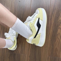 Damen Sportliche Sneakers mit ergonomischer Dämpfung und modischem Design – Gelb