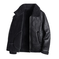 Aurell Nordic Shearling Jacket – Schwarz