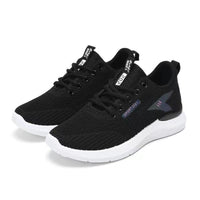 Damen Atmungsaktive Laufschuhe mit flexibler Dämpfungstechnologie – Schwarz