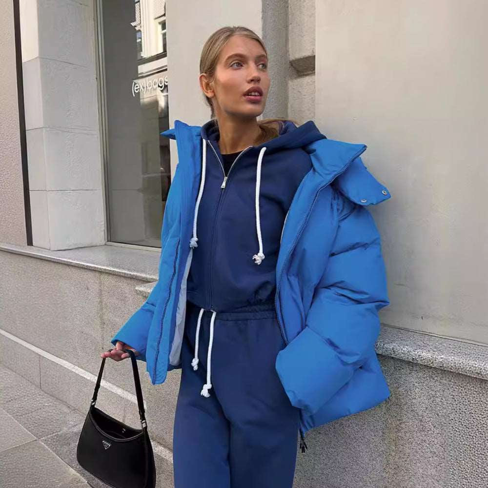 Malachie | Dicke und Gepolsterte Winterjacke für Damen mit Kapuze