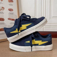 Damen Sneakers mit dynamischem Blitzdesign und bequemer Dämpfung – Blau