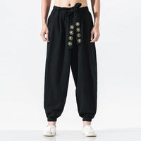 Hideo | Japanische Komforthose – Schwarz