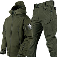 Nomad-Set | Wetterfeste Outdoor-Kombination – Olivegrün