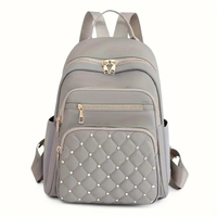 Damen Rucksack Mit Mehreren Taschen | Geräumig – Grau