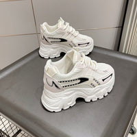 Damen Sportliche Chunky Sneakers mit rutschfester Sohle und atmungsaktivem Obermaterial – Beige