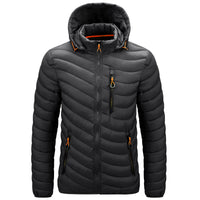 Luigi | Leichte Winterjacke für Herren – Schwarz