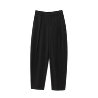 Heidi-Mode | Hem Mantel Eimer Hose Mini Rock Drei-teiligen Set – Schwarze Bucket Pants A03
