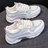 Damen Sportliche Sneakers mit atmungsaktivem Obermaterial und dämpfender Sohle – Orange