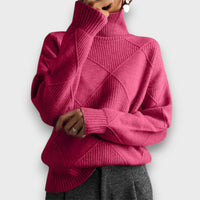 Dareen – Rollkragenpullover – Rosa