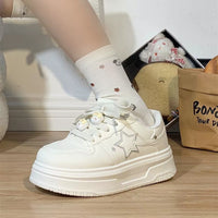 Damen Modische Chunky Sneakers mit verspieltem Design und flexiblem Sohlenprofil – Grau