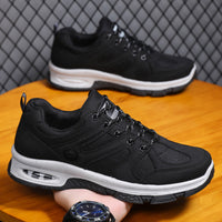 Damen Leichte und flexible Laufsneaker mit Atmungsaktivem Obermaterial – Schwarz