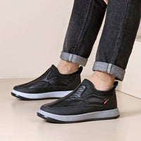 Herren Komfortable Slip-On Freizeitschuhe – Schwarz