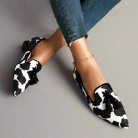 Margarete | Elegante Loafer mit spitzem Zehenbereich – Schwarz