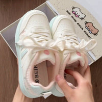 Damen Komfortable Sneaker mit verspieltem Design und hochwertiger Polsterung – Grün