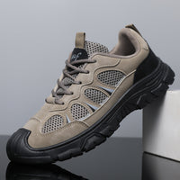 Damen Outdoor-Sneaker mit griffiger Sohle und atmungsaktivem Obermaterial – Khaki