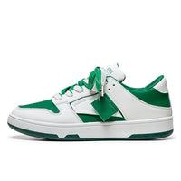 Damen Sportliche Freizeitsneakers mit elegantem Design und rutschfester Sohle – Weißgrün