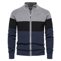 Markus | Herren Strickjacke – Helles Grau