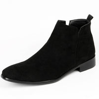 Giuliano | Chelsea Boots – Schwarzes Wildleder