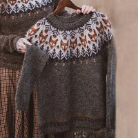Antonia® | Bequemer eleganter Pullover – Fuchs