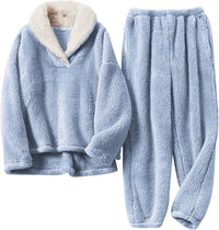 Josephine | Damen Lounge-Set leger elegant komfortabel – Blau