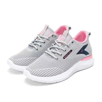 Damen Atmungsaktive Laufschuhe mit flexibler Dämpfungstechnologie – Grau