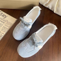 Damen Sneaker mit flexiblem Fußbett und trendigem Design – Grau